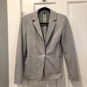Gray Express blazer. Gorgeous fabric! Like new! XS